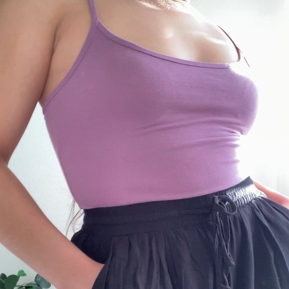 Forever 21 purple scoop neck tank - Picture 3 of 6